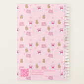 Kawaii Campus Preppy Pink Planner (Achterkant)