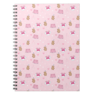 "Kawaii Campus" Preppy Schoolgirl Plain Notebook Notitieboek
