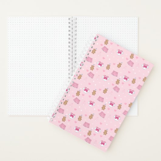 "Kawaii Campus" Preppy Schoolgirl Plain Notebook Notitieboek (Binnen)