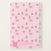 "Kawaii Campus" Preppy Schoolgirl Plain Notebook Notitieboek (Achterkant)