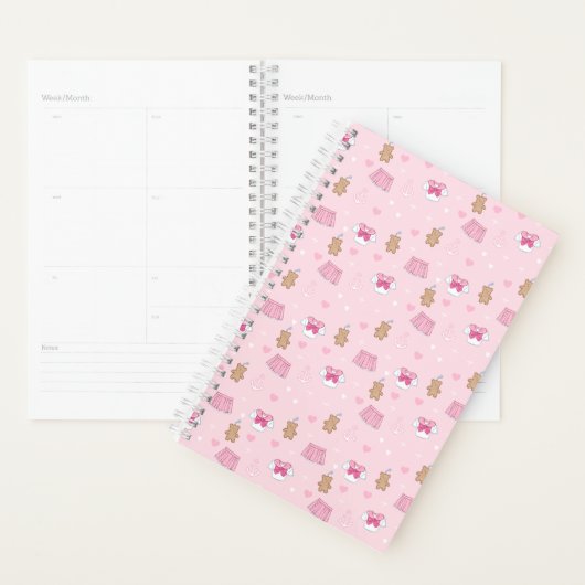 "Kawaii Campus" Preppy Schoolgirl Plain Planner (Display)