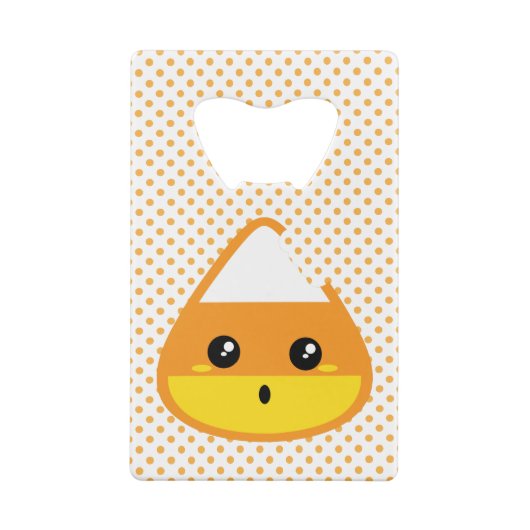 Kawaii Candy Corn Bottle Opener Creditkaart Flessenopener (Achterkant)