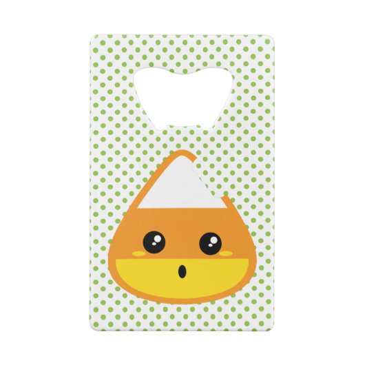 Kawaii Candy Corn Bottle Opener Creditkaart Flessenopener (Achterkant)