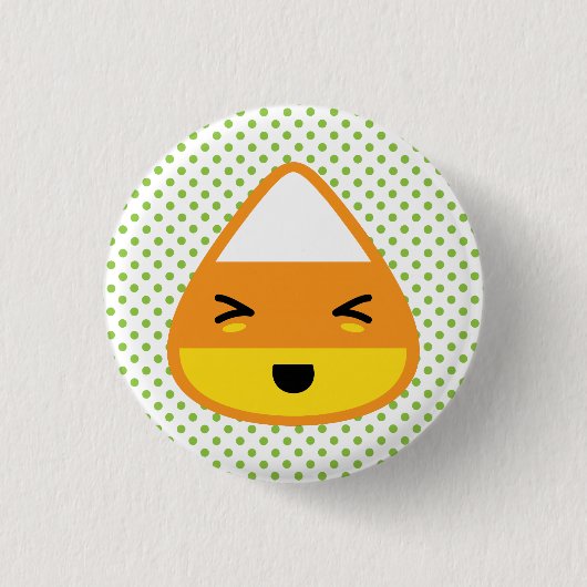 Kawaii Candy Corn Button (Voorkant)