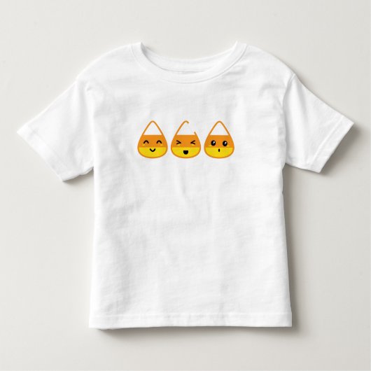 Kawaii Candy Corn Clothing Kinder Shirts (Voorkant)