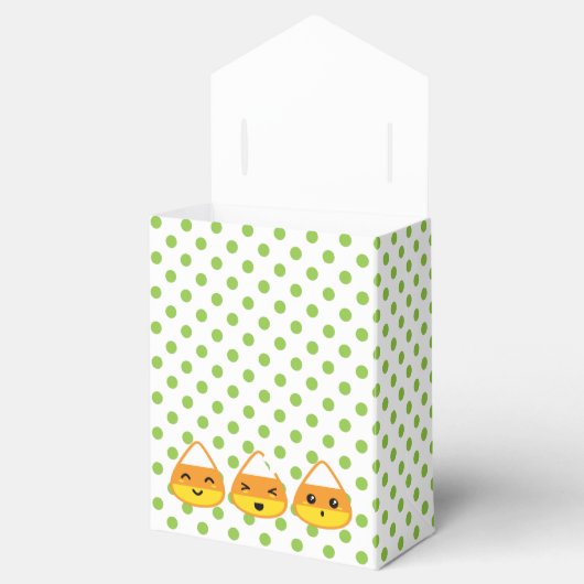 Kawaii Candy Corn Gift Box Bedankdoosjes (Geopend)