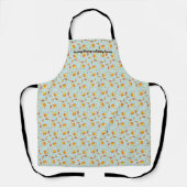 Kawaii Candy Corn Herfstbladeren Patroon Schort (Voorkant)