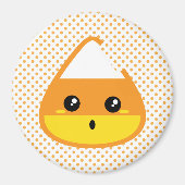 Kawaii Candy Corn Magnet (Voorkant)