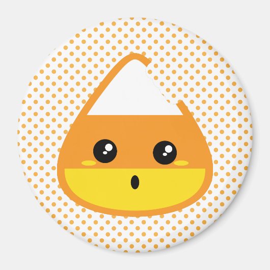 Kawaii Candy Corn Magnet (Voorkant)