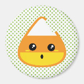 Kawaii Candy Corn Magnet (Voorkant)