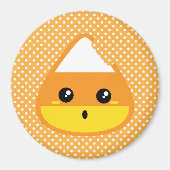 Kawaii Candy Corn Magnet (Voorkant)
