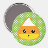 Kawaii Candy Corn Magnet (Voorkant / Achterkant)