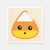 Kawaii Candy Corn Napkins Servetten (Voorkant)