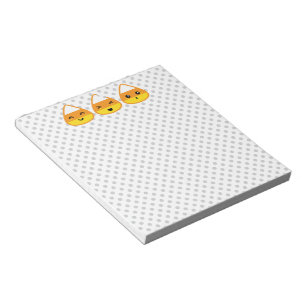 Kawaii Candy Corn Notepad Notitieblok