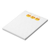Kawaii Candy Corn Notepad Notitieblok (Linkerzijde)