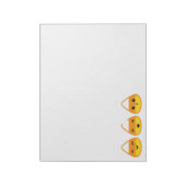 Kawaii Candy Corn Notepad Notitieblok (Linkerzijde)
