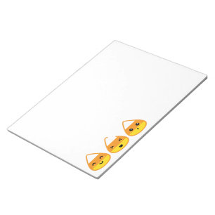 Kawaii Candy Corn Notepad Notitieblok