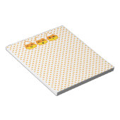 Kawaii Candy Corn Notepad Notitieblok (Schuin)