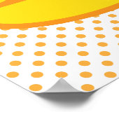 Kawaii Candy Corn Poster Print (Hoek)