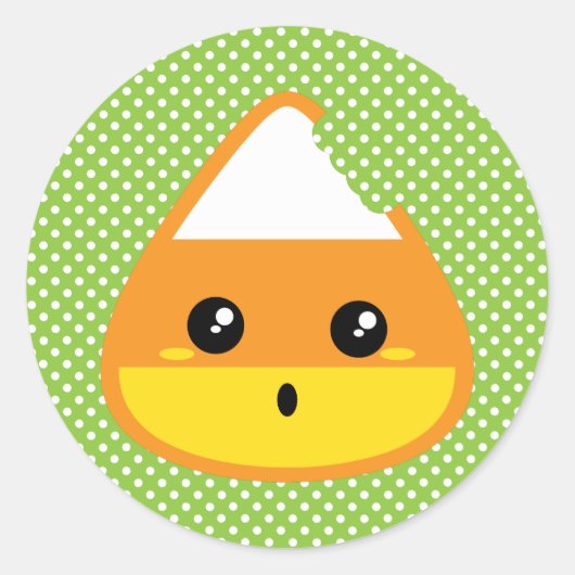 Kawaii Candy Corn Stickers (Voorkant)