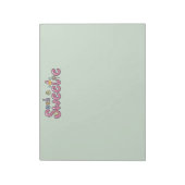 Kawaii Candy Themed Motif Notitieblok (Linkerzijde)