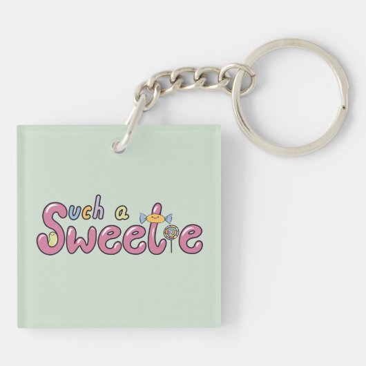 Kawaii Candy Themed Motif Sleutelhanger (Achterkant)