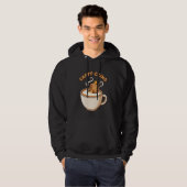 Kawaii Capybara Cappuccino Tee Cappy-ccino Coffee  Hoodie (Voorkant volledig)