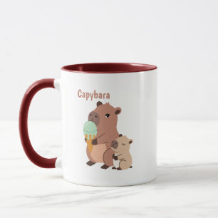 Kawaii Capybara Koffiekop, Grappig Dieren Cadeau, Mok