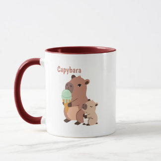 Kawaii Capybara Koffiekop, Grappig Dieren Cadeau, Mok