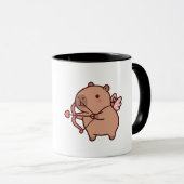 Kawaii Capybara Koffiekopje Mok (Voorkant rechts)
