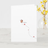 Kawaii Capybara Woordspeling Valentijnskaart Kaart (Gele Bloem)