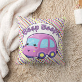 Kawaii Car Kussen (Deken)