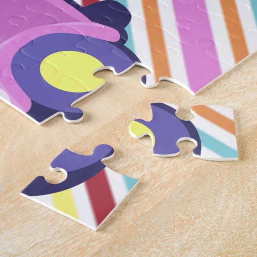 Kawaii Car Legpuzzel (Zijkant)