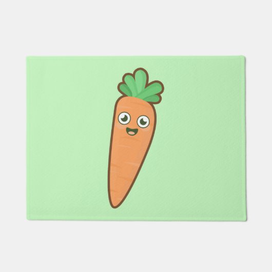 Kawaii Carrot Deurmat (Voorkant)