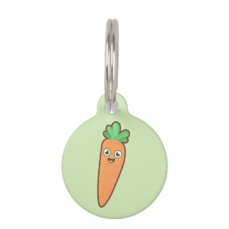 Kawaii Carrot Huisdierpenning