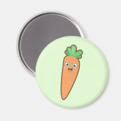 Kawaii Carrot Magneet (Voorkant / Achterkant)