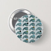 Kawaii Cartoon Grunge Narwhals met petten Button (Voorkant /achterkant)