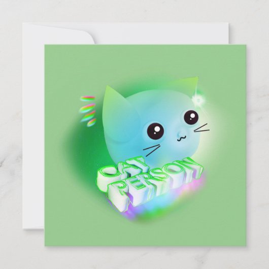 Kawaii Cartoon Kitten (Voorkant)