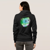 Kawaii Cartoon Kitten Hoodie (Achterkant volledig)