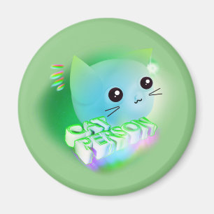 Kawaii Cartoon Kitten Magneet