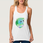 Kawaii Cartoon Kitten Tanktop (Voorkant)