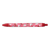 Kawaii Cartoon X-mas White Elephant Zwarte Inkt Pen (Voorkant)