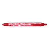 Kawaii Cartoon X-mas White Elephant Zwarte Inkt Pen (Achterkant)