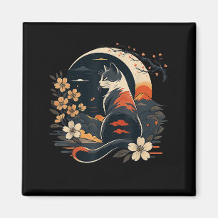 Kawaii Cat Anime Japanese Funny Art Mannen Vrouwen Magneet