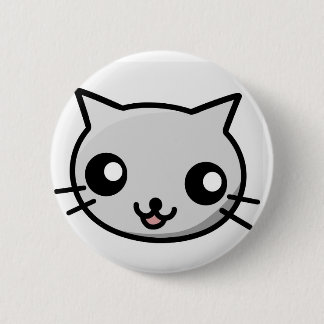 Kawaii Cat Badge Ronde Button 5,7 Cm