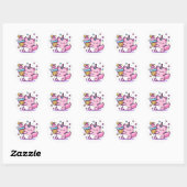 Kawaii Cat Birthday Sticker ZO SCHATTIGE! (Vel)