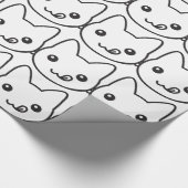 Kawaii Cat Cadeaupapier (Hoek)