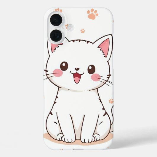 Kawaii Cat Case-Mate iPhone Case (Achterkant)