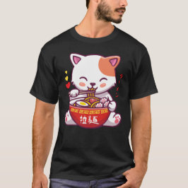 Kawaii Cat houdt van Ramen | Ramen van Kat van die T-shirt