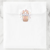 Kawaii Cat in Boba Cup Sticker – So Cute! (Tas)